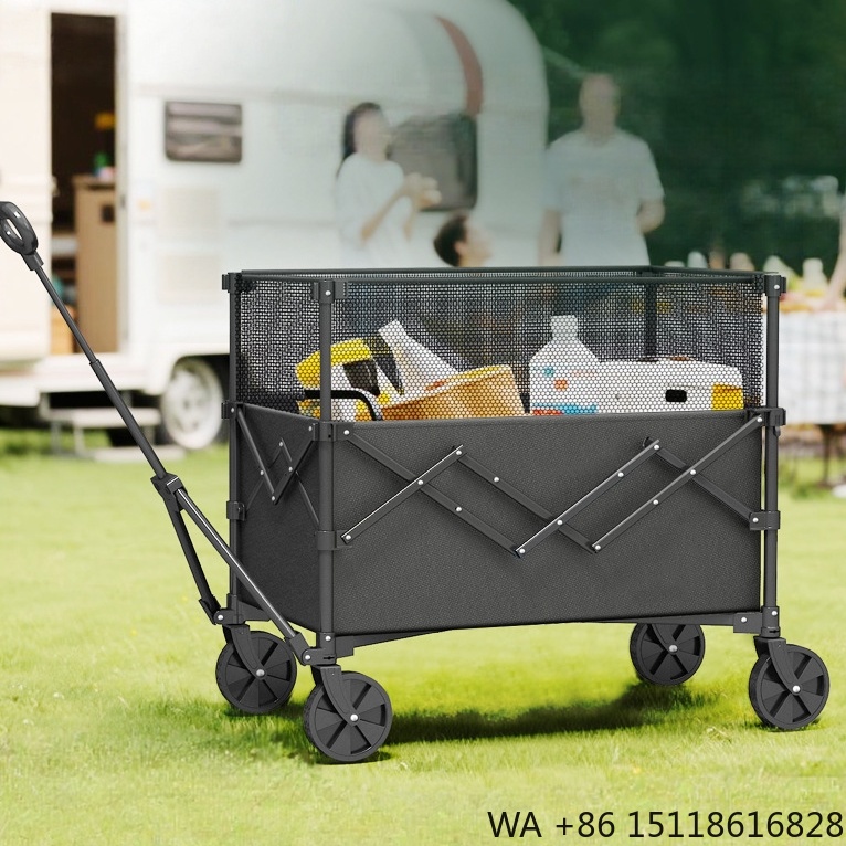 Outdoor Camping Folding Table - Durable Rustproof Steel Frame Foldable Breathable