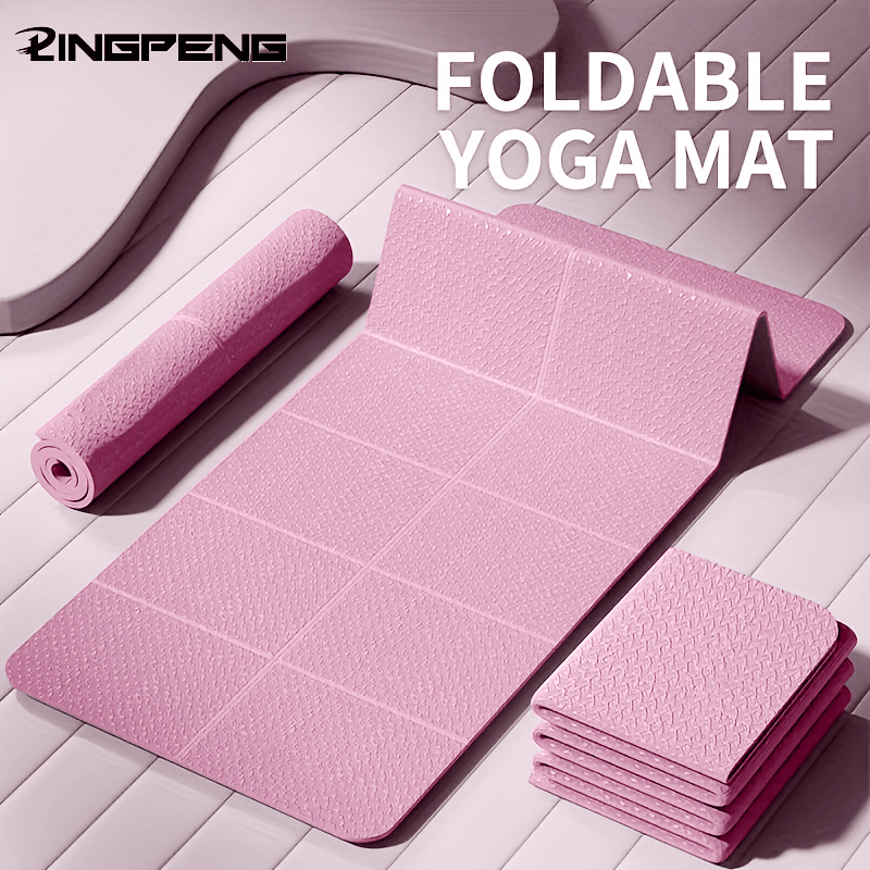 Outdoor Camping Rug Waterproof - Foldable Yoga Mat TPE 61x183cm Non-Slip