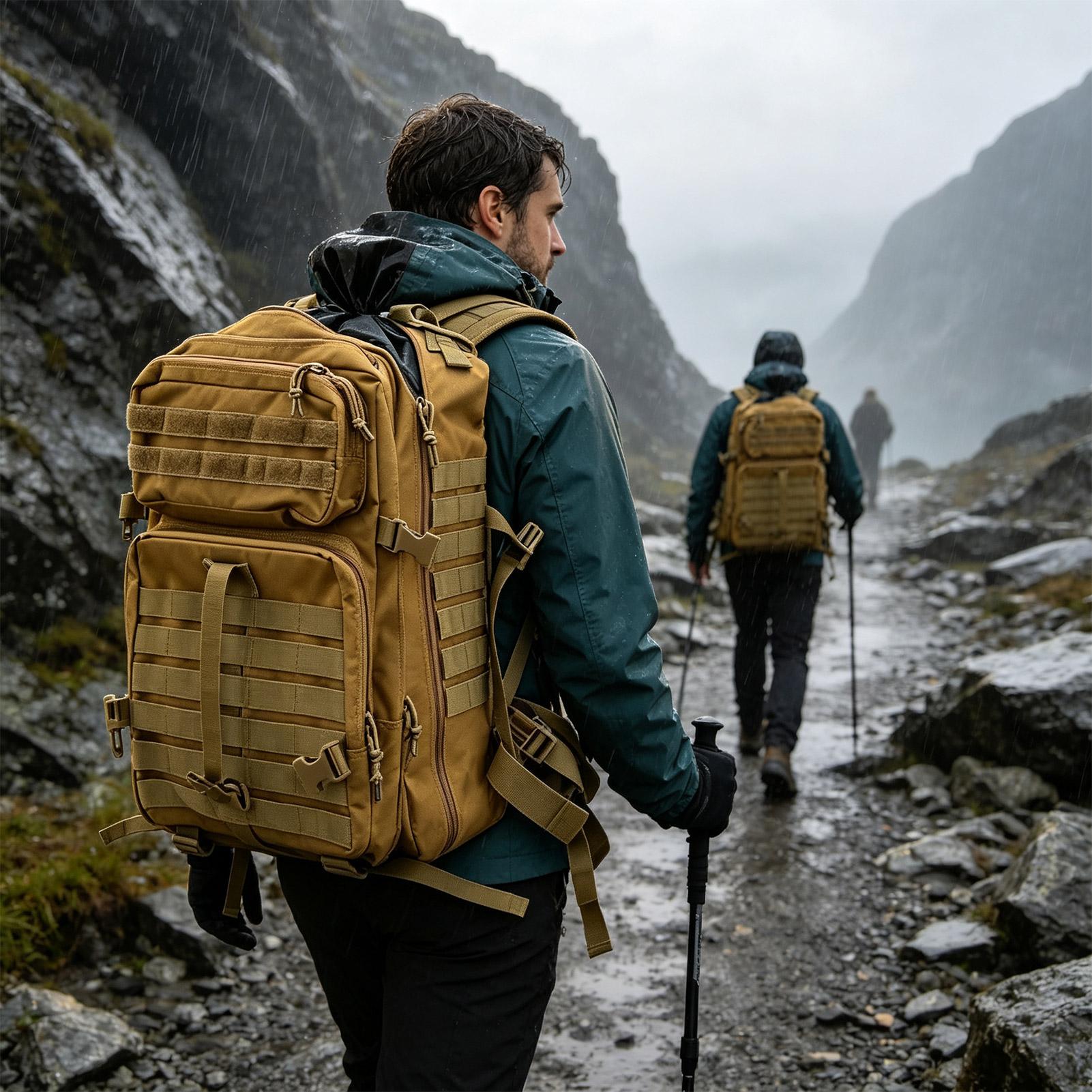 Outdoor Camping Backpack - Backpack Liner Waterproof 10-piece Large Capacity