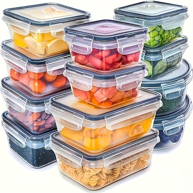Outdoor Camping Storage Box - 8Pcs Set Includes 4 Containers and