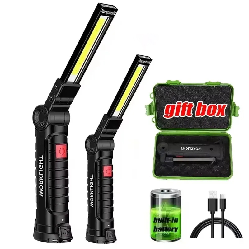 Outdoor Camping Glamping - Portable Handheld Flashlight USB Rechargeable LED