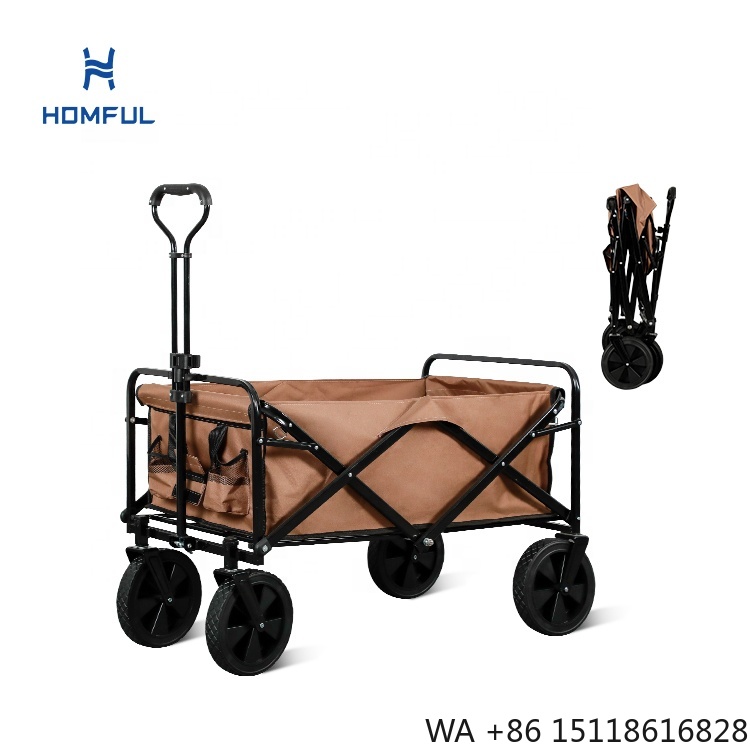 Outdoor Camping Furniture - HOMFUL Fishing Bollerwagen Collapsible Folding Camping