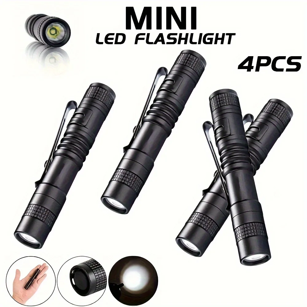 Outdoor Camping Glamping - 1-4PCS Mini Portable LED Pen Light