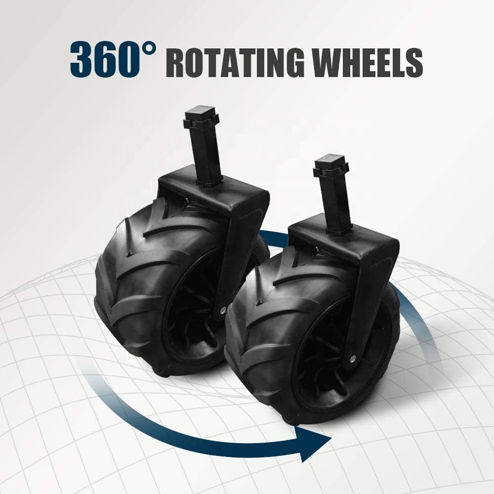 New Large Capacity Big Wheels  - Outdoor Camping Folding Table review and price