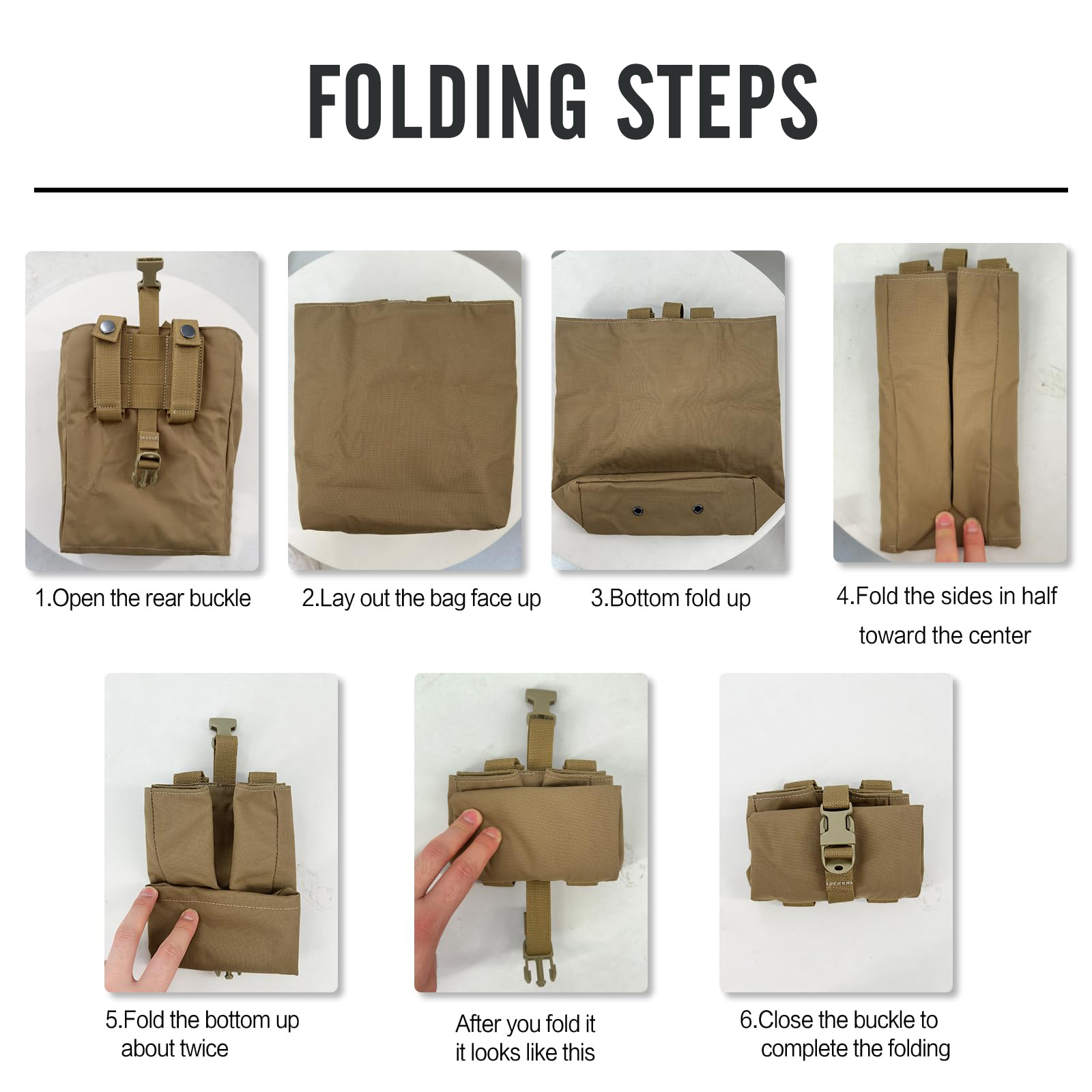 New Molle Folding Dump Drop Ma - Outdoor Camping Magazine review and price