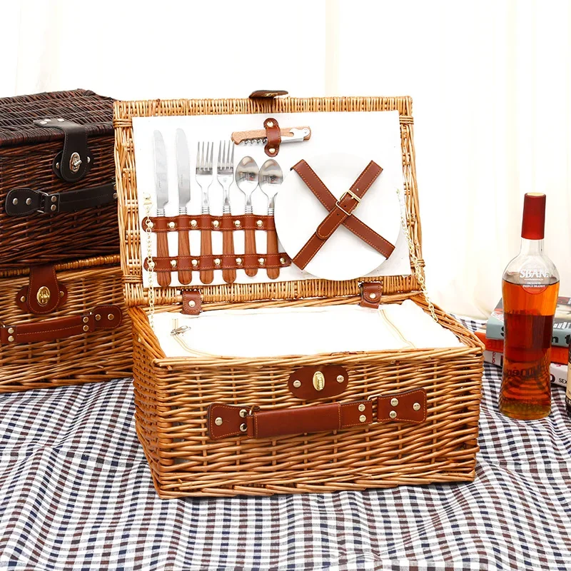Family Outing Picnic Basket, O - Outdoor Camping Storage Box review and price