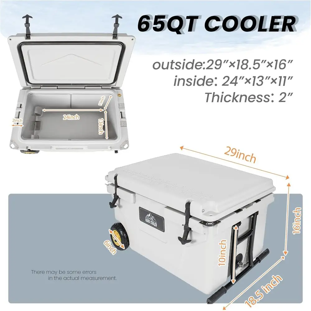 65-Quart White Heavy-Duty Insu - Outdoor Camping Jobs review and price