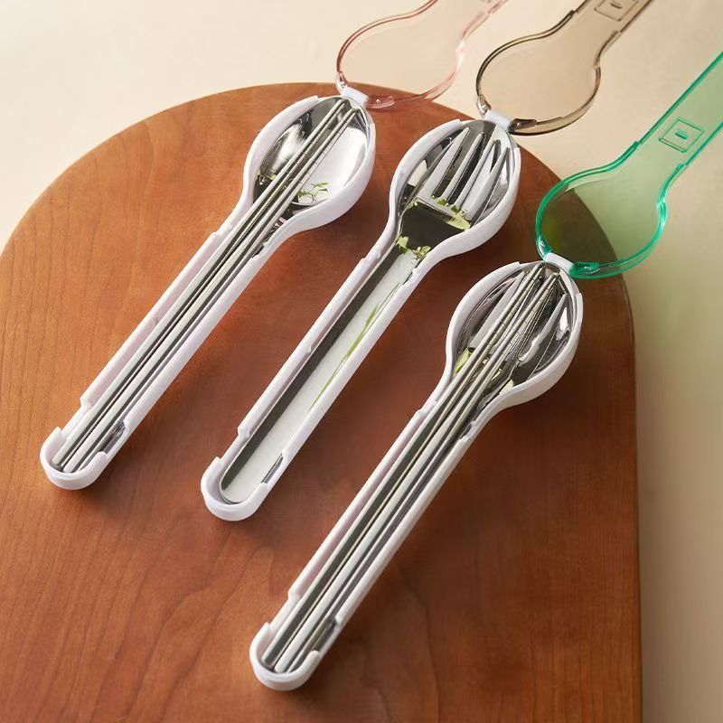 Portable Cutlery Set with Stor - Outdoor Camping Storage Box review and price