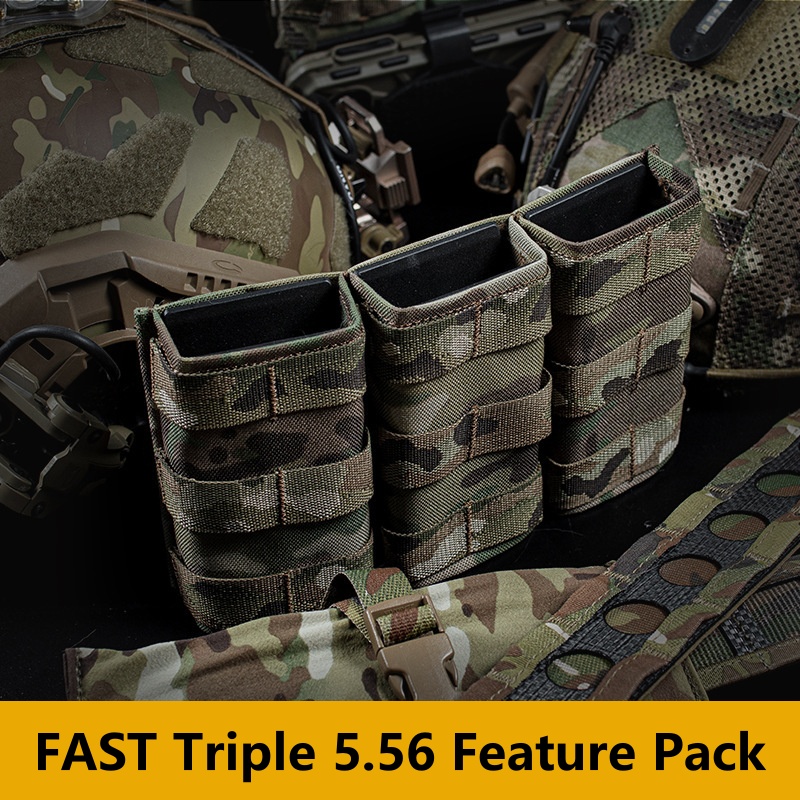 MOLLE-Compatible Triple Magazi - Outdoor Camping Magazine review and price