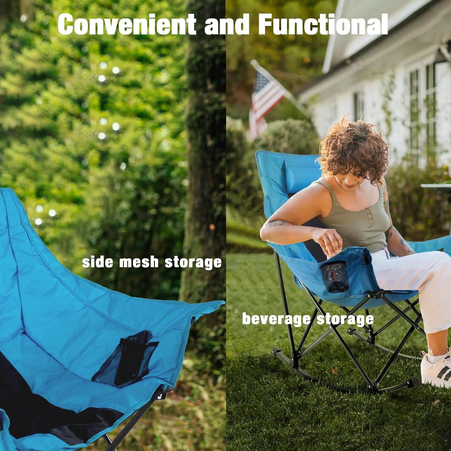 Outdoor Folding Rocking Campin - Outdoor Camping Rocking Chair review and price