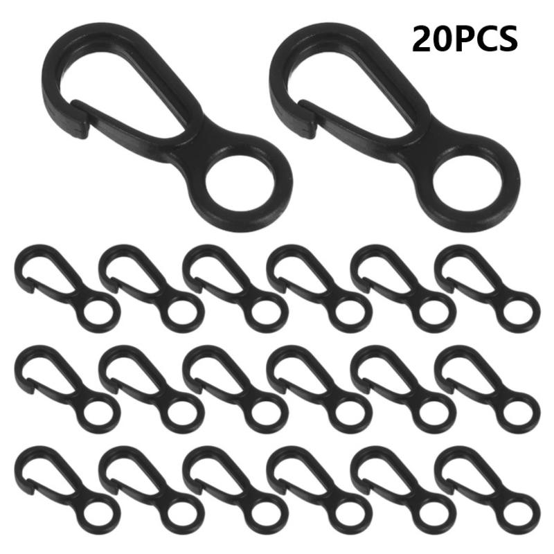 20Pcs Durable Black Plastic Sn - Outdoor Camping Backpack review and price