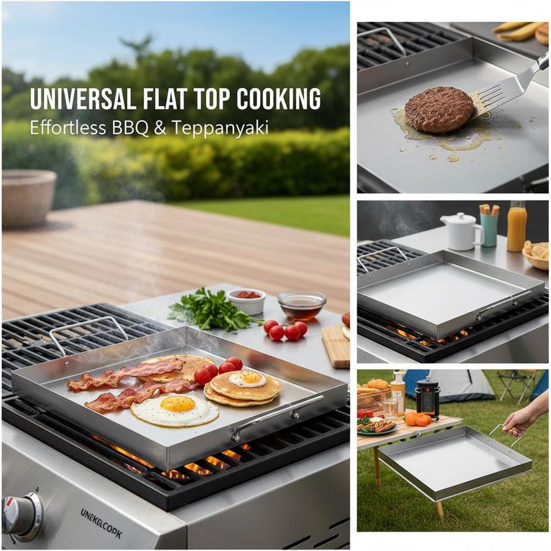 Universal Flat Top Griddle 18x - Outdoor Camping Essentials review and price