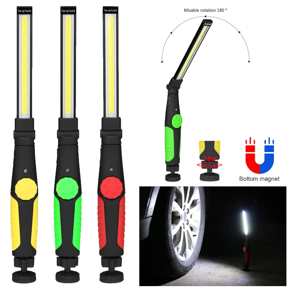 Folding COB Flashlight USB Rec - Outdoor Camping Jobs review and price