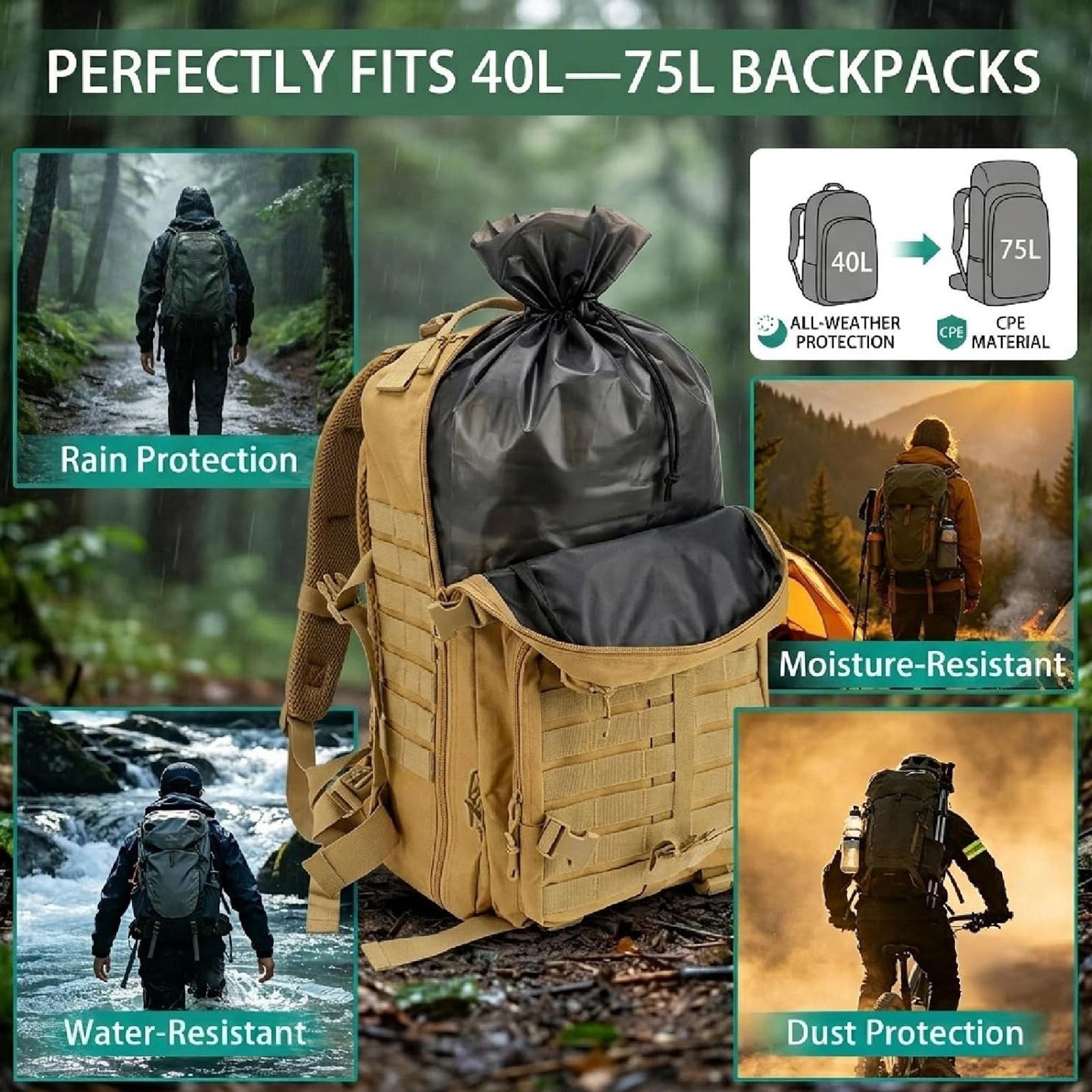 Backpack Liner Waterproof 10-p - Outdoor Camping Backpack review and price