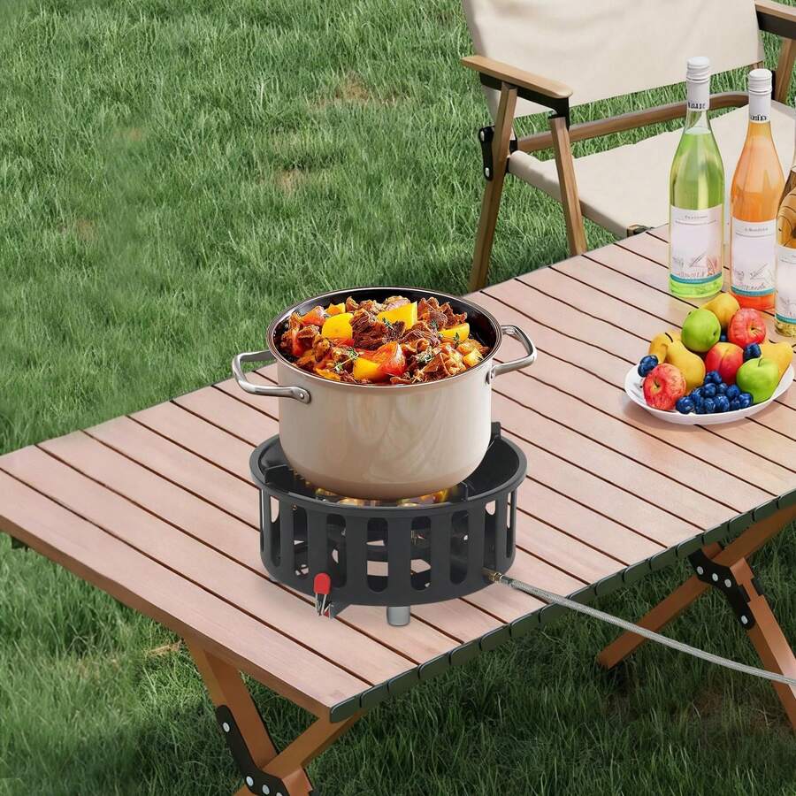 Portable Camping Stove With 3  - Outdoor Camping Gas Stove review and price