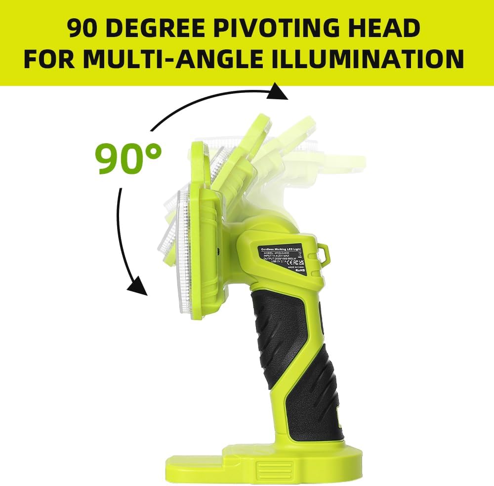 18W 2000LM Cordless LED Flashl - Outdoor Camping Jobs review and price