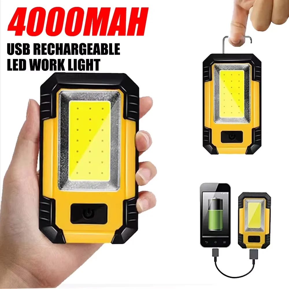Rechargeable 4000MaH Work Ligh - Outdoor Camping Glamping review and price