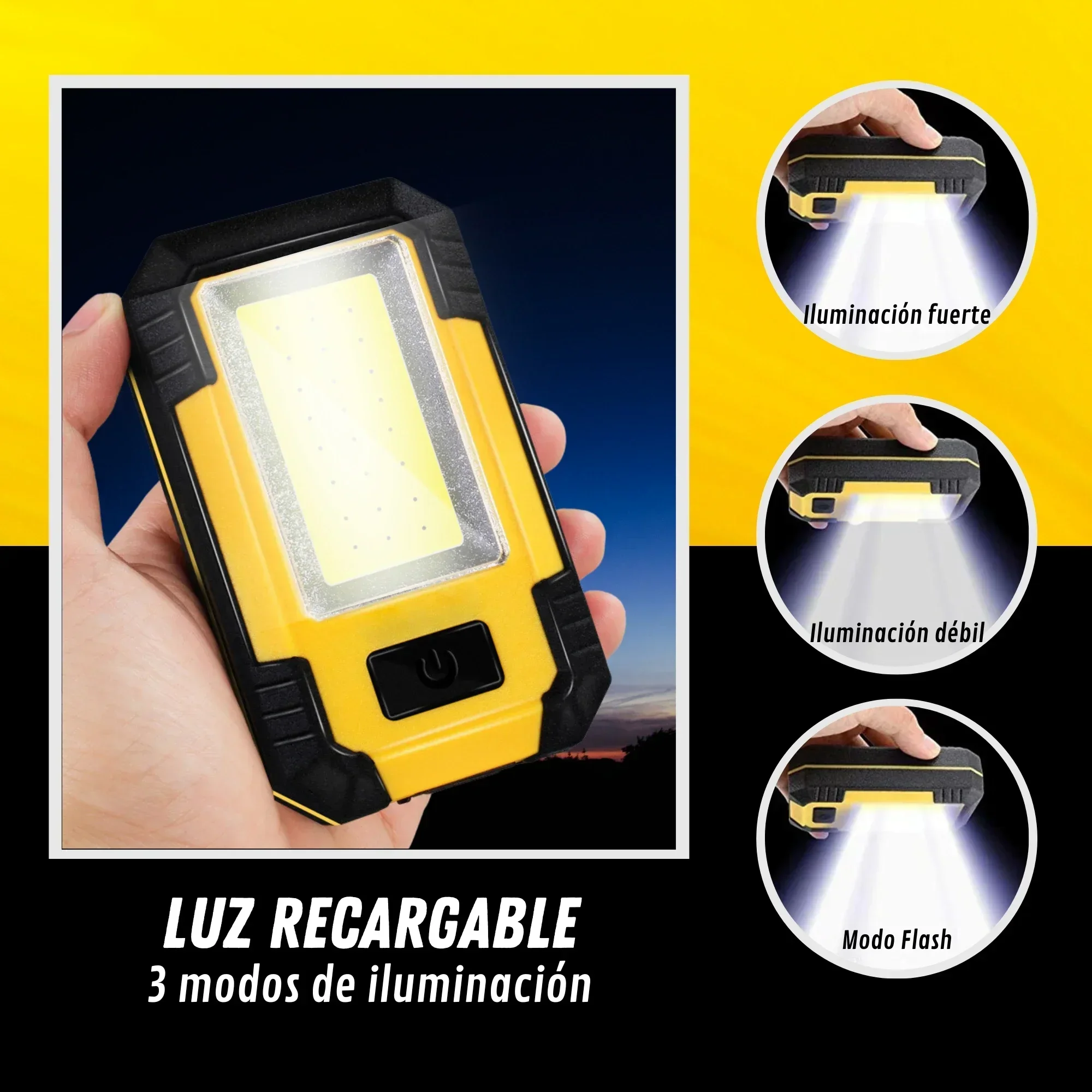 Rechargeable 4000MaH Work Ligh - Outdoor Camping Glamping review and price