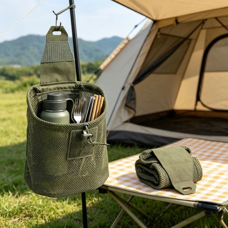 Nylon New Roll-Up Mesh Dump Po - Outdoor Camping Magazine review and price