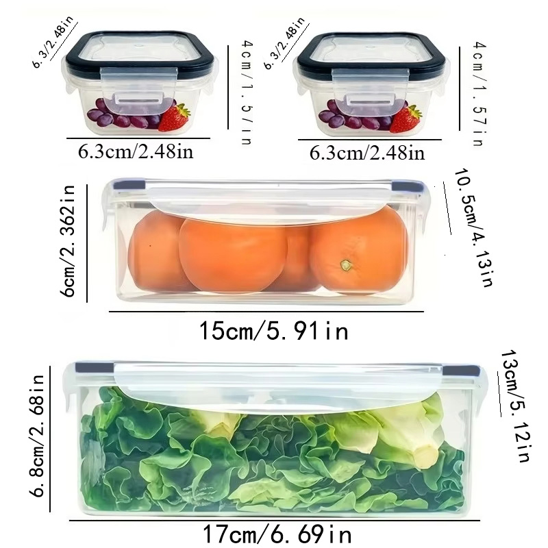 8Pcs Set Includes 4 Containers - Outdoor Camping Storage Box review and price