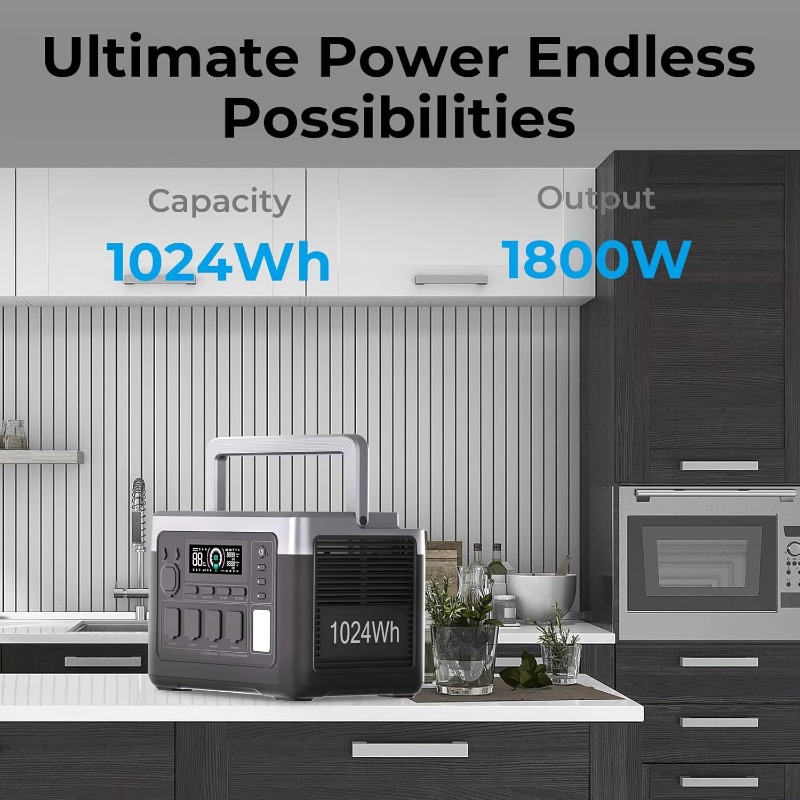 EU USA Warehouse 1800W 1024Wh  - Outdoor Camping Warehouse review and price