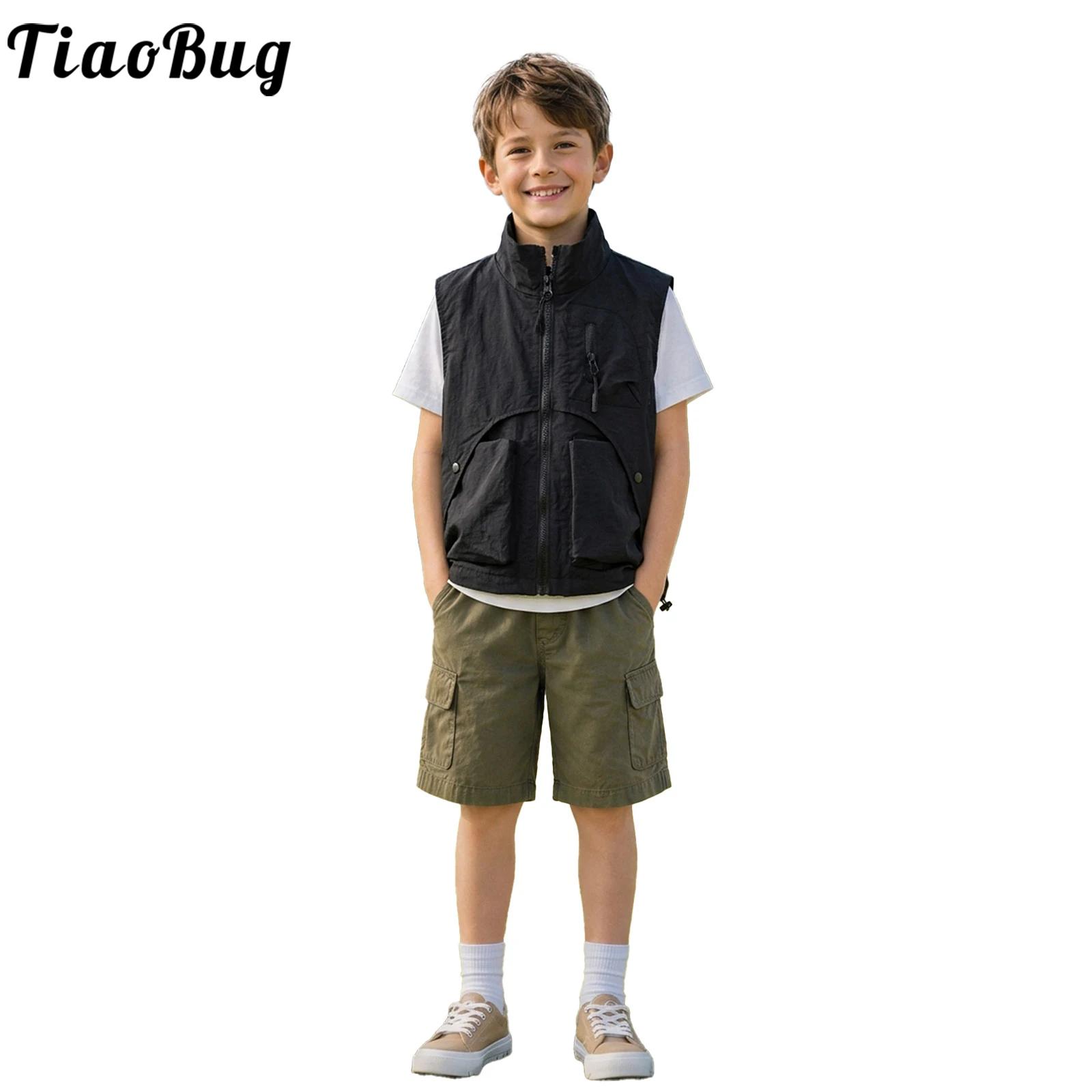 Kids Boys Fashion Zipper Cargo - Outdoor Camping Kids Activities review and price