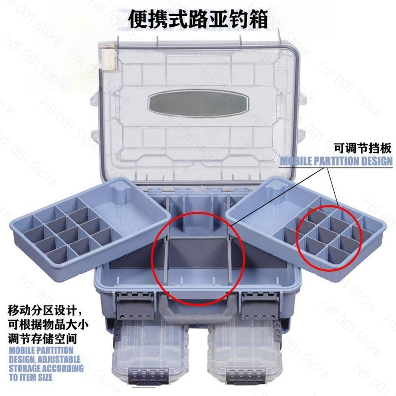 Fishing Tackle Box Large Capac - Outdoor Camping Storage Box review and price