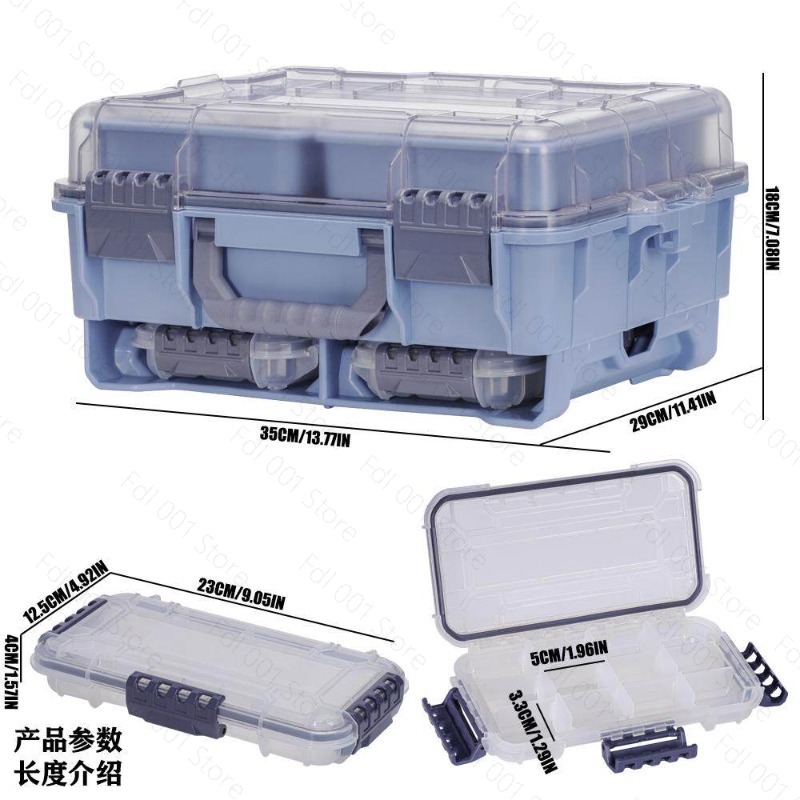 Fishing Tackle Box Large Capac - Outdoor Camping Storage Box review and price