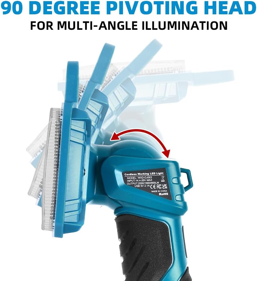 18W 2000LM Cordless LED Flashl - Outdoor Camping Jobs review and price