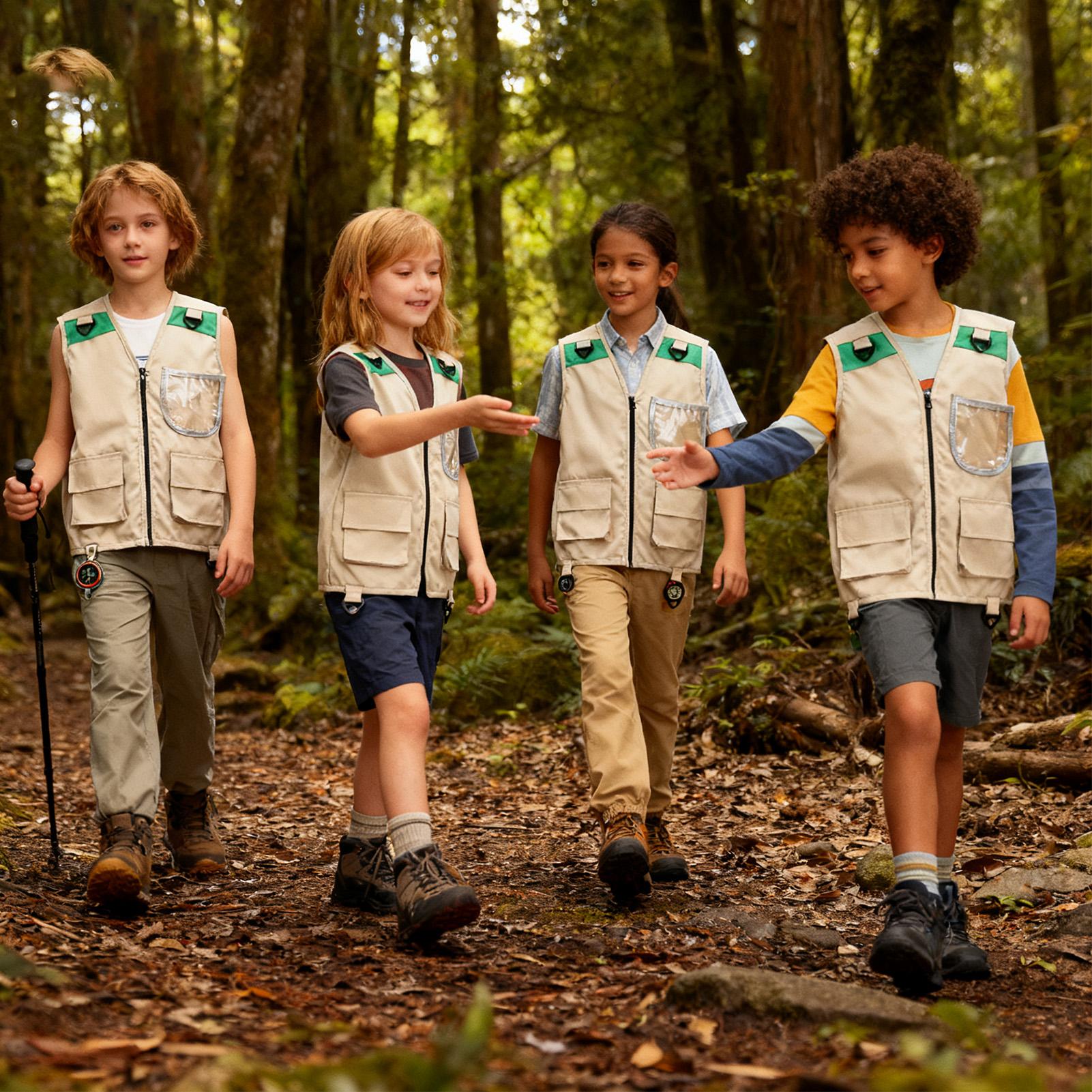 Kids Cargo Vest Sleeveless Cos - Outdoor Camping Kids Activities review and price