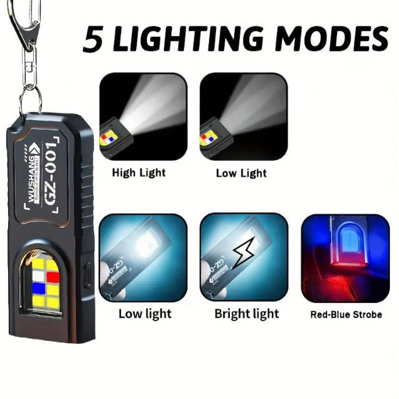 Multifunctional Keychain Flash - Outdoor Camping Glamping review and price