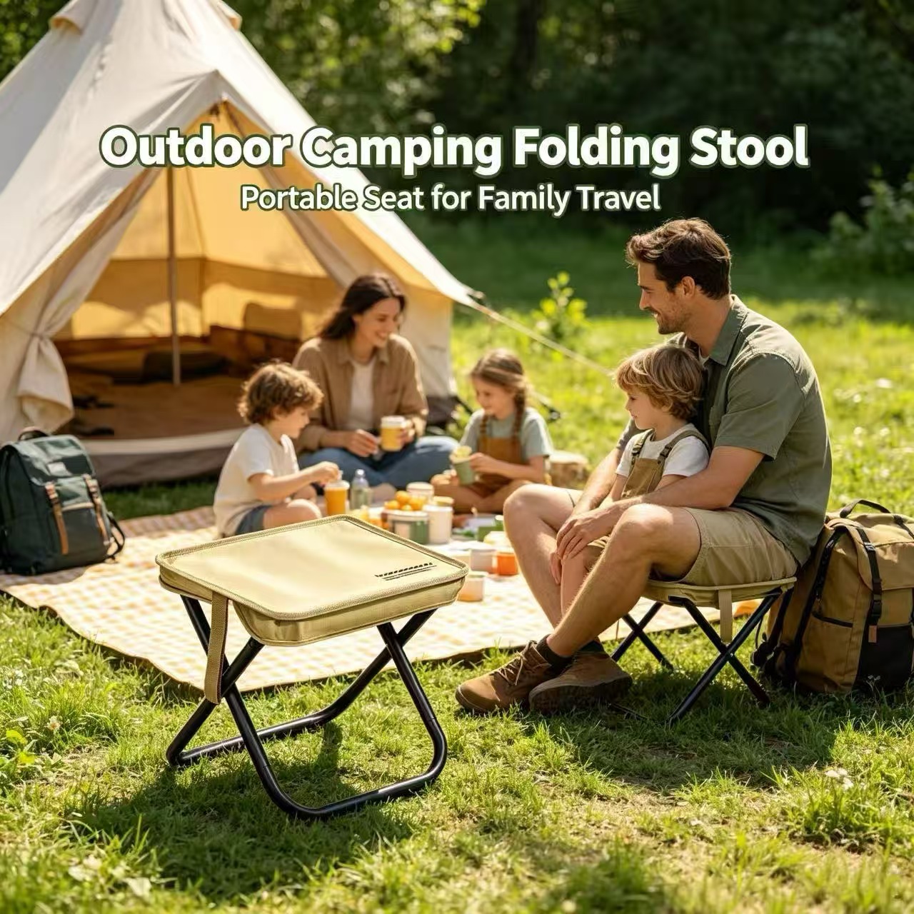 Magza Portable Folding Stool U - Outdoor Camping Furniture review and price