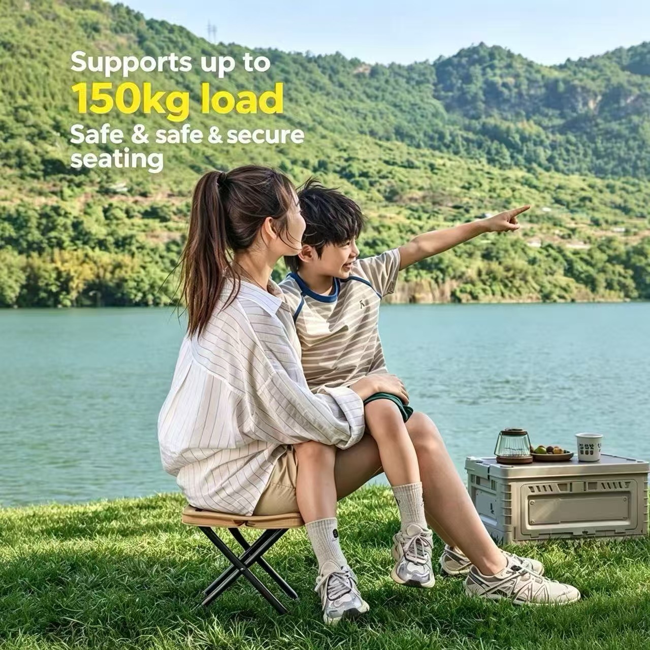 Magza Portable Folding Stool U - Outdoor Camping Furniture review and price