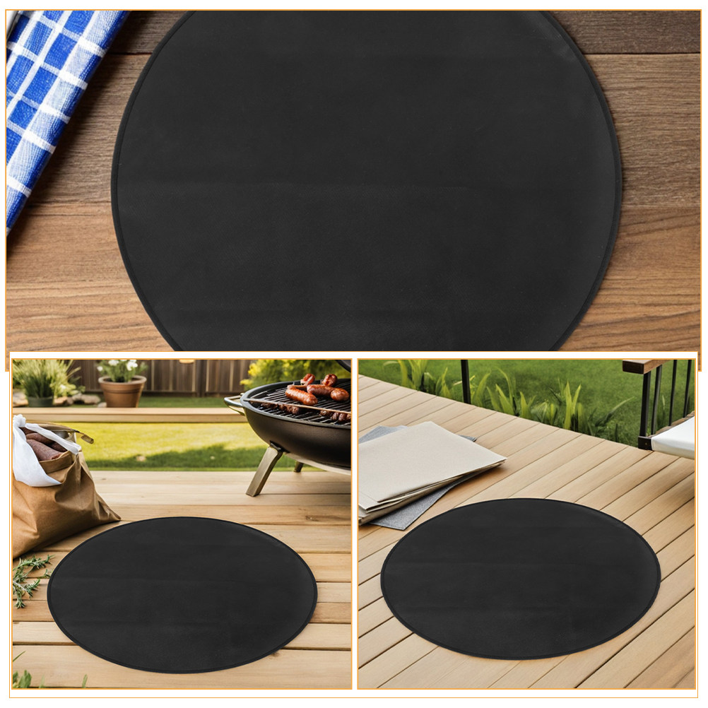Round Fireproof Bbq Mat Heat R - Outdoor Camping Gas Stove review and price