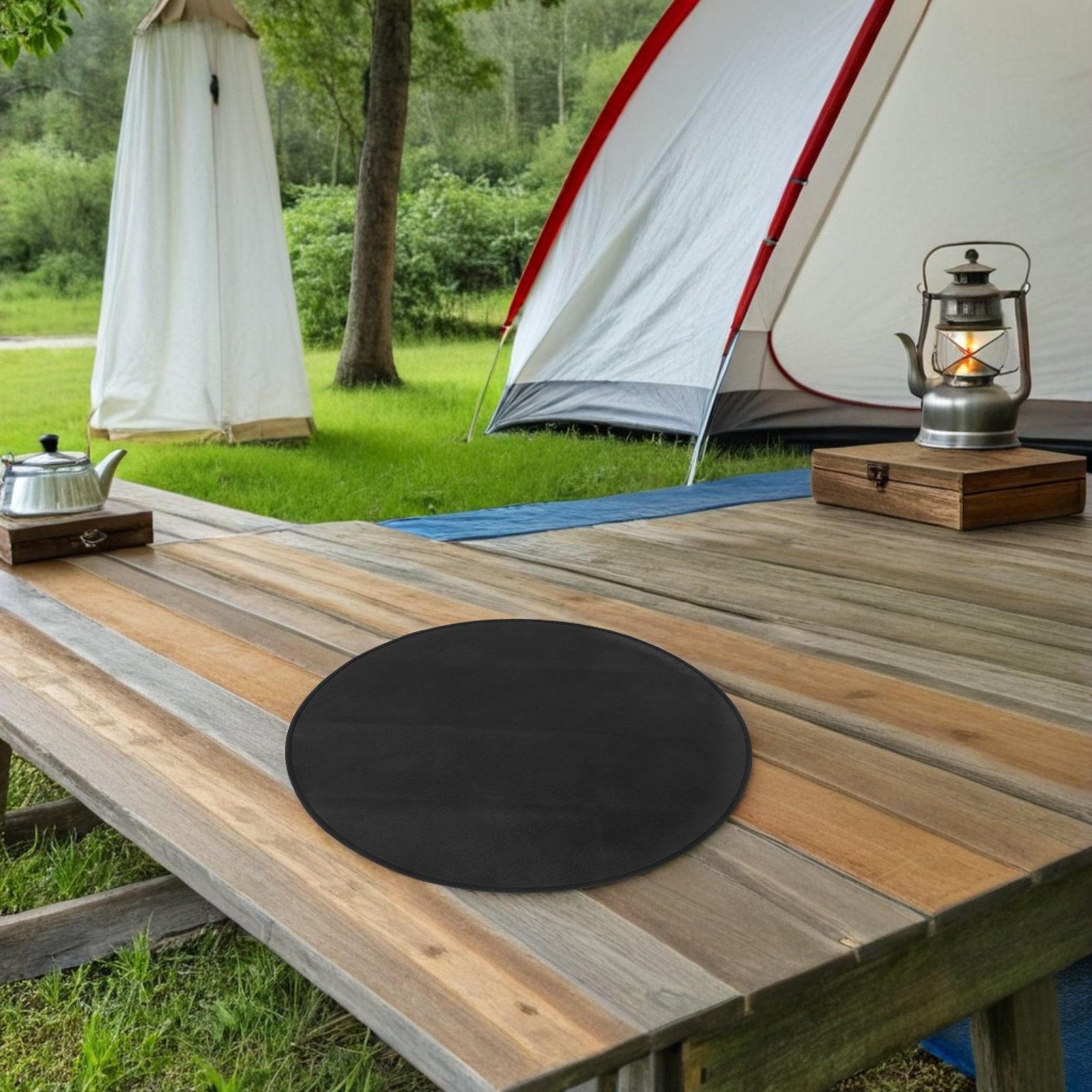 Round Fireproof Bbq Mat Heat R - Outdoor Camping Gas Stove review and price