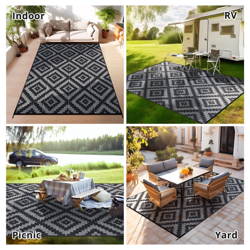 (5x8, 6x9, 9x12, 9x18) Outdoor - Outdoor Camping Rugs 9X18 review and price