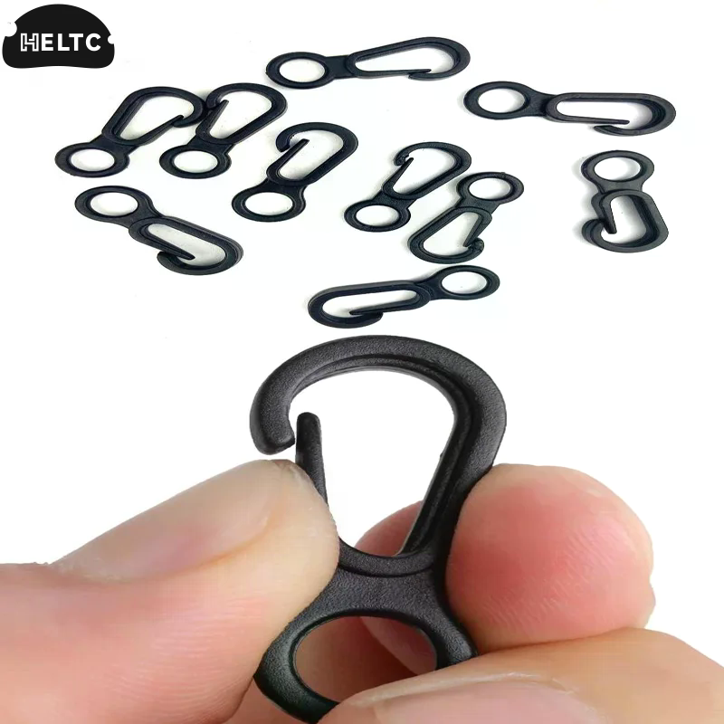 20Pcs Black Plastic Snap Hooks - Outdoor Camping Backpack review and price