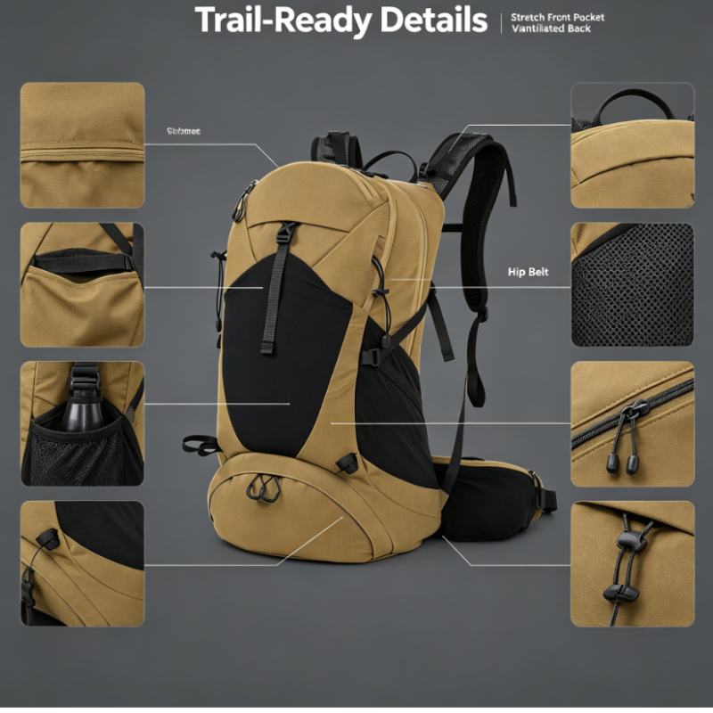 Large Waterproof Tear-Resistan - Outdoor Camping Backpack review and price