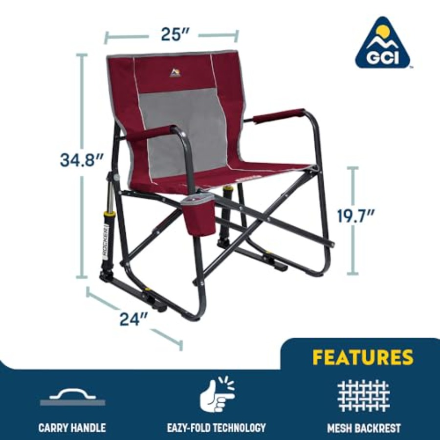 Freestyle Rocker Camping Chair - Outdoor Camping Rocking Chair review and price