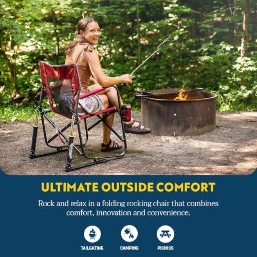 Freestyle Rocker Camping Chair - Outdoor Camping Rocking Chair review and price