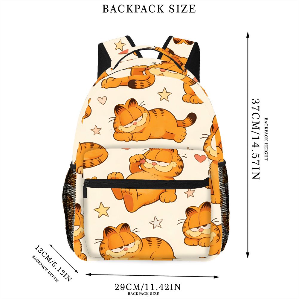 Funny Lazy Garfield Backpack S - Outdoor Camping Backpack review and price