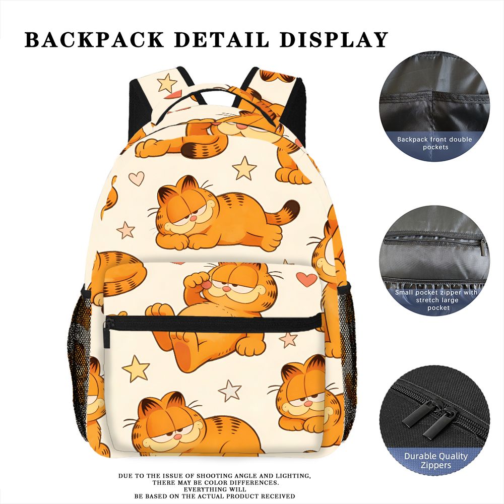 Funny Lazy Garfield Backpack S - Outdoor Camping Backpack review and price