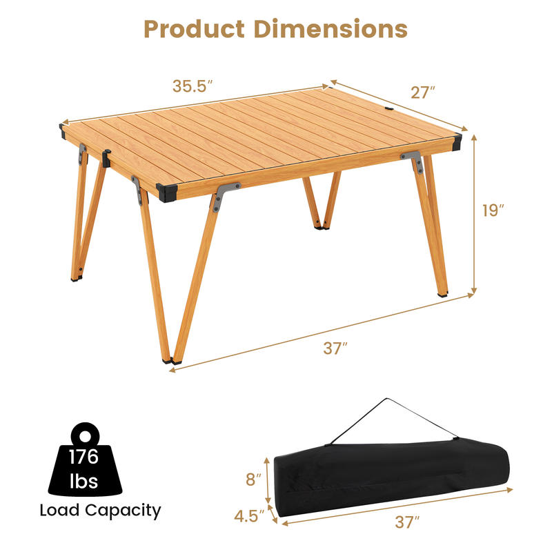 Single Folding Picnic Table 93 - Outdoor Camping Folding Table review and price